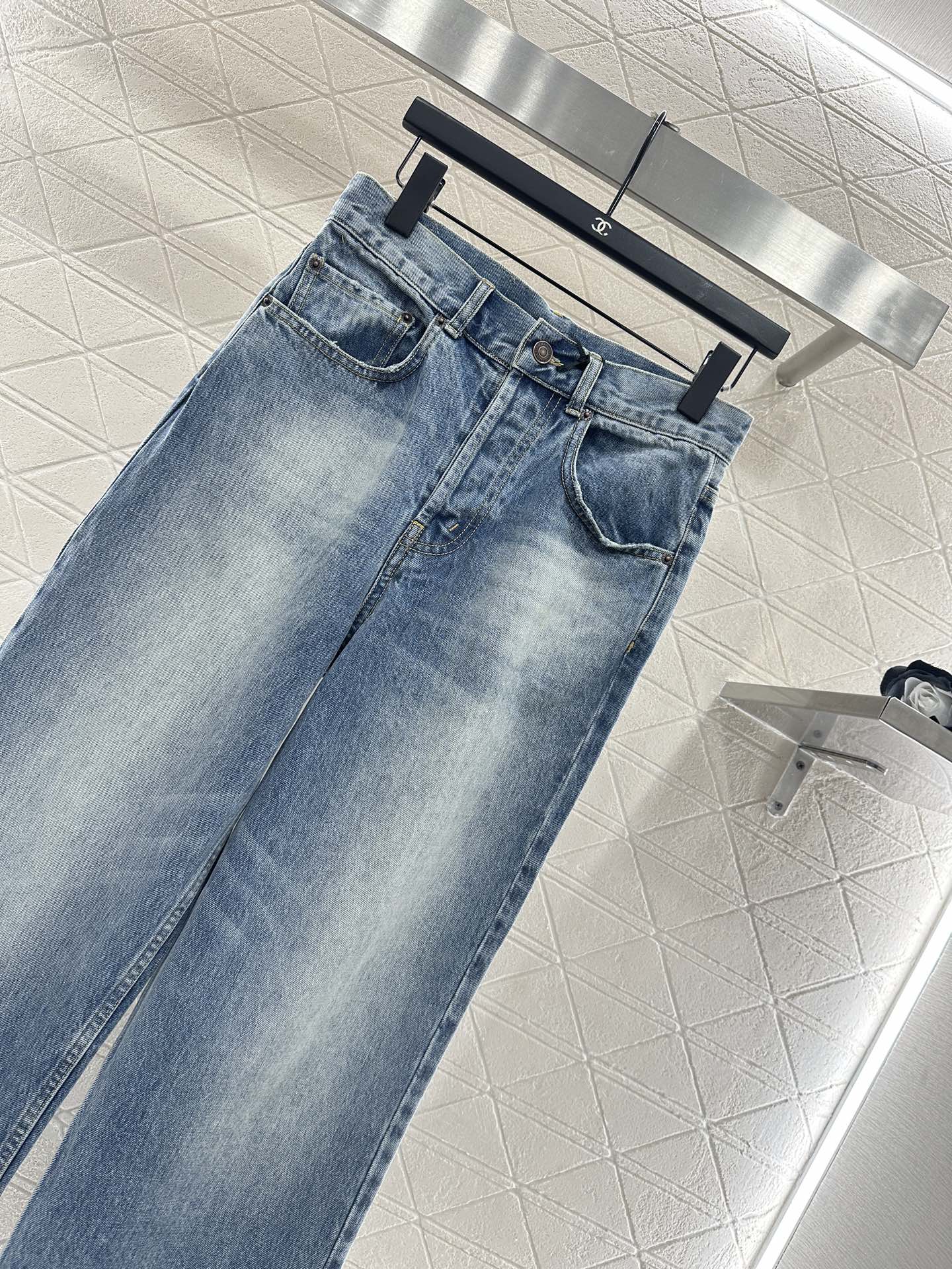 Ce 25 straight-leg denim trousers