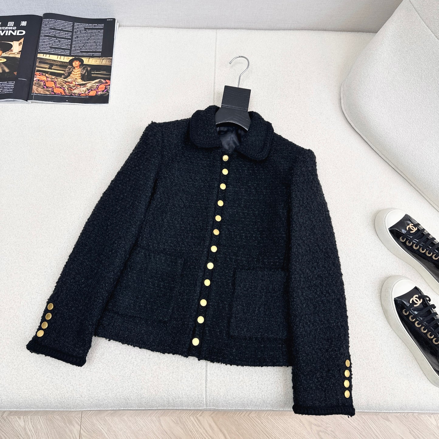 Ce 25 Gold-button woven jacket