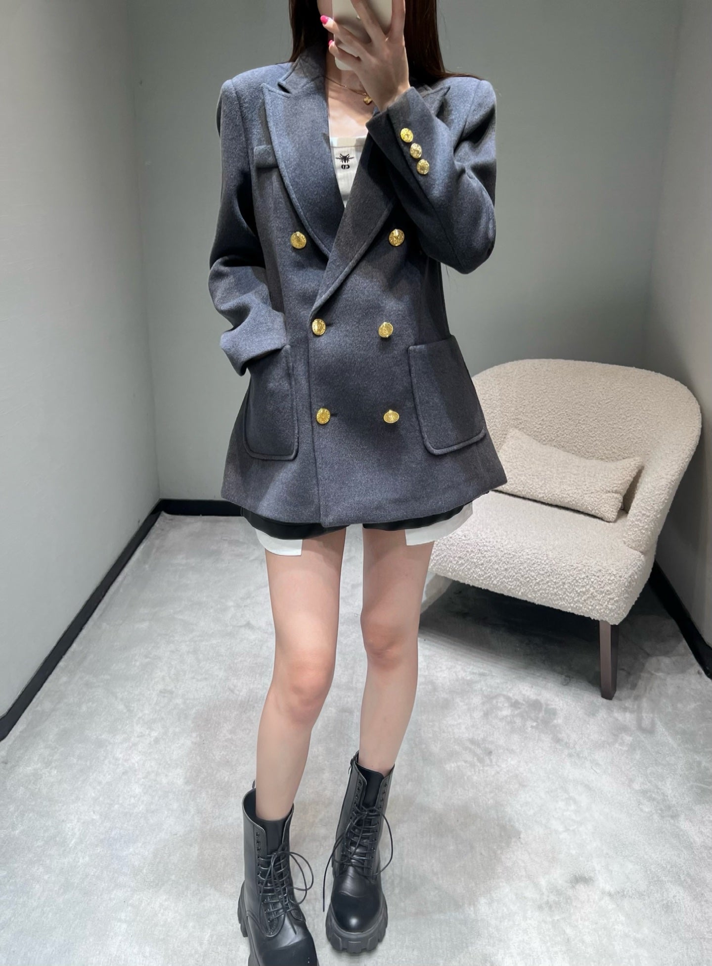 L 25 wool blazer