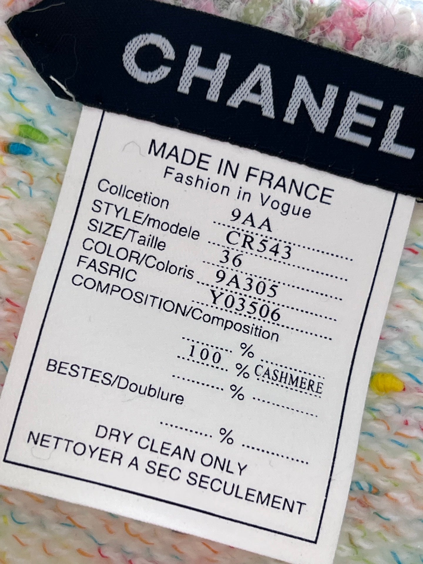 C 25K Wool blend tweed jacket