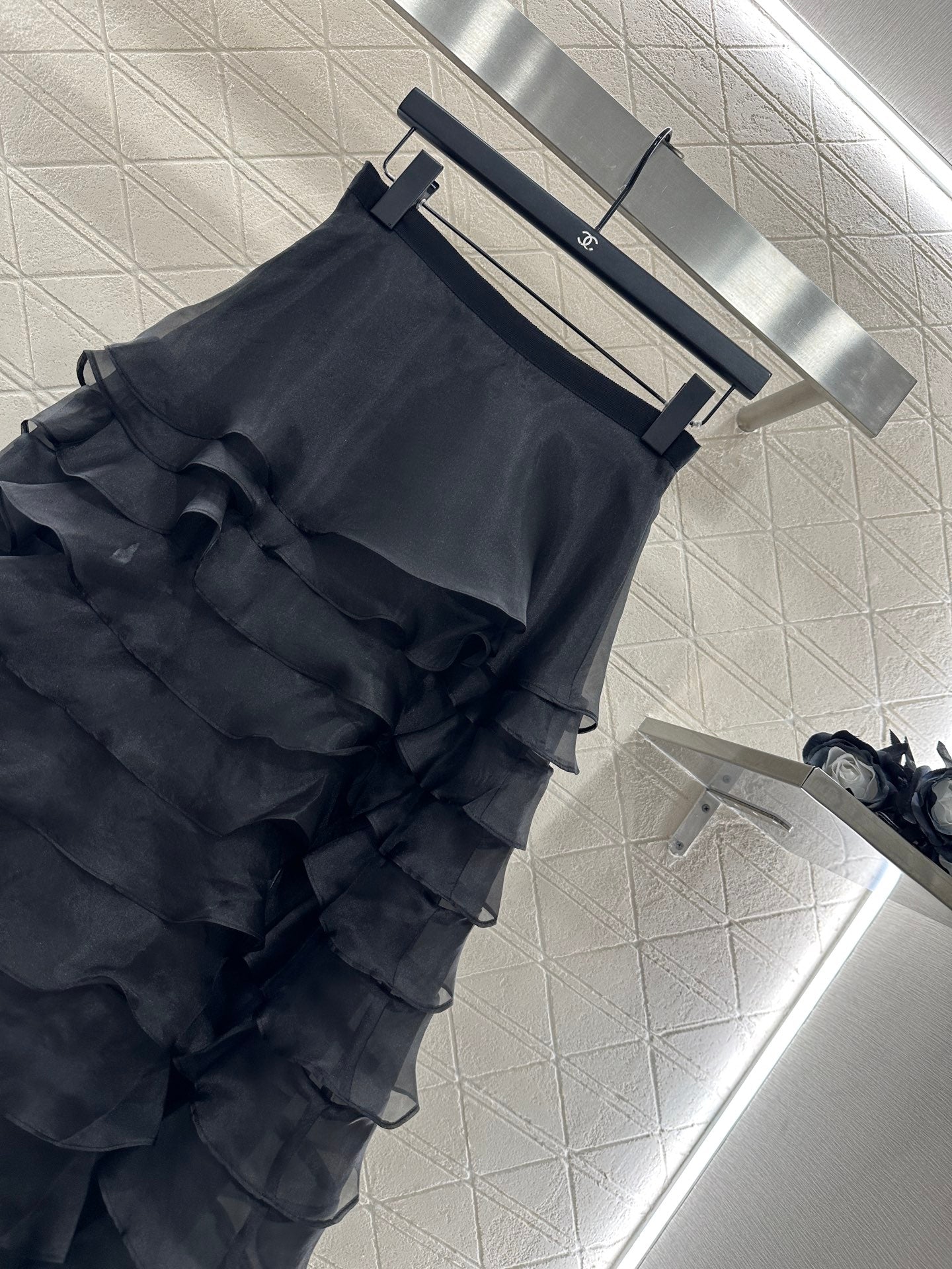 Di 25 Cake multi-layer long tulle skirt