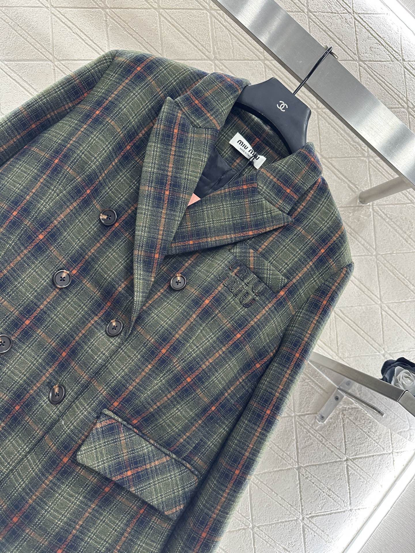 Mi 25 Plaid Blazer and Skirt Set