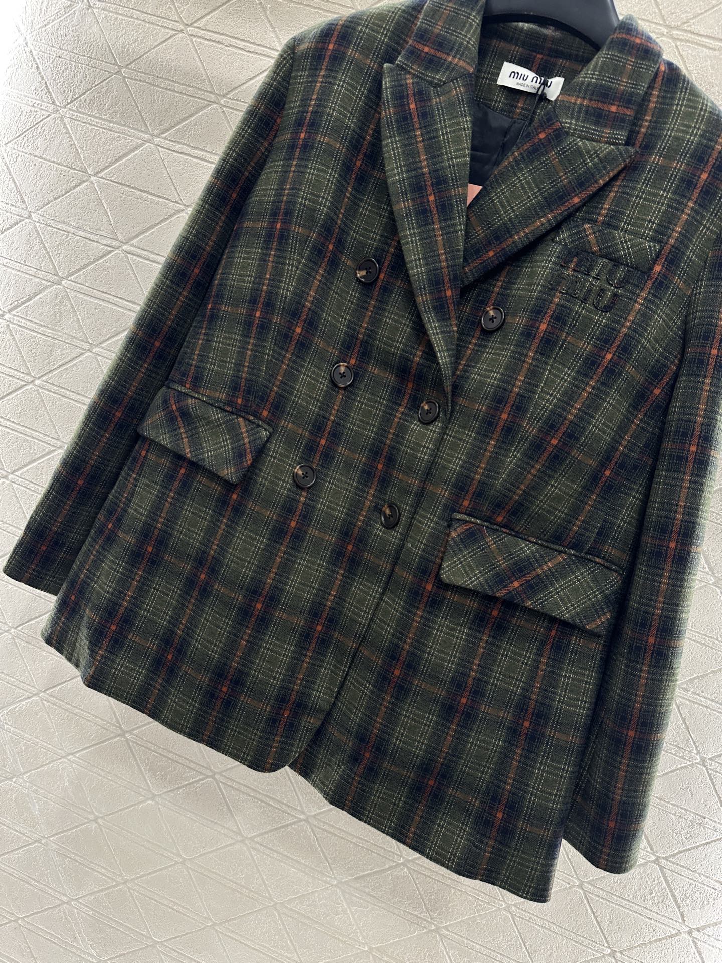 Mi 25 Plaid Blazer and Skirt Set