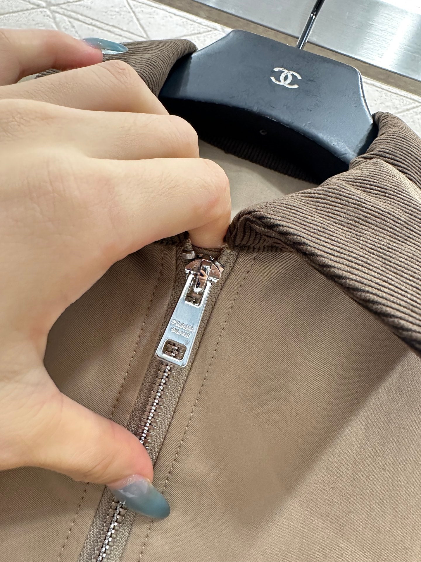 Pr 25 Corduroy collar jacket