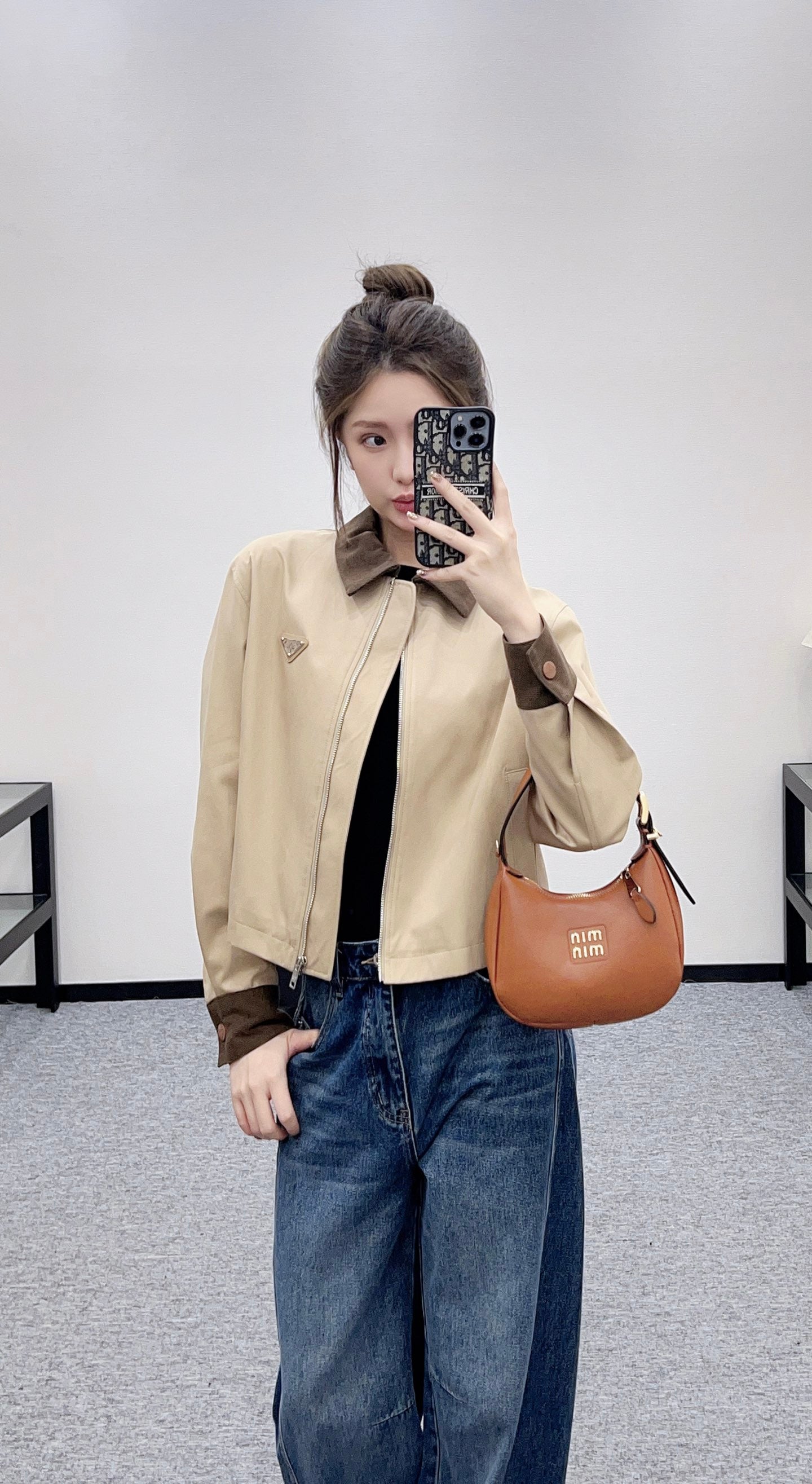 Pr 25 Corduroy collar jacket
