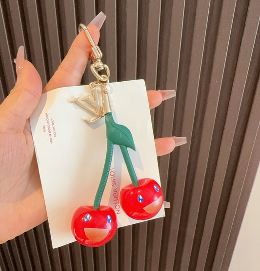 Porte-clés L 25 Bijou de sac x Cerise