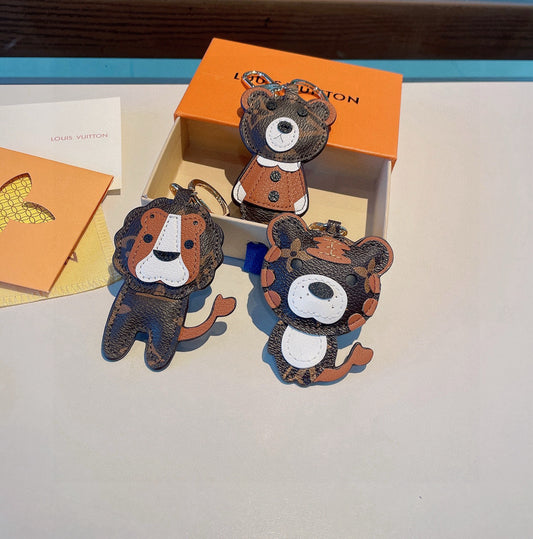 Pendentif figurine L 25 Animal Brothers, porte-clés, pendentif de sac