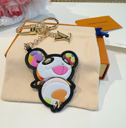 Porte-clés Panda co-marqué L 25, accessoires de sac