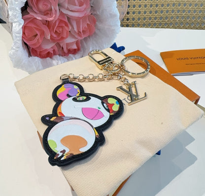 Porte-clés Panda co-marqué L 25, accessoires de sac