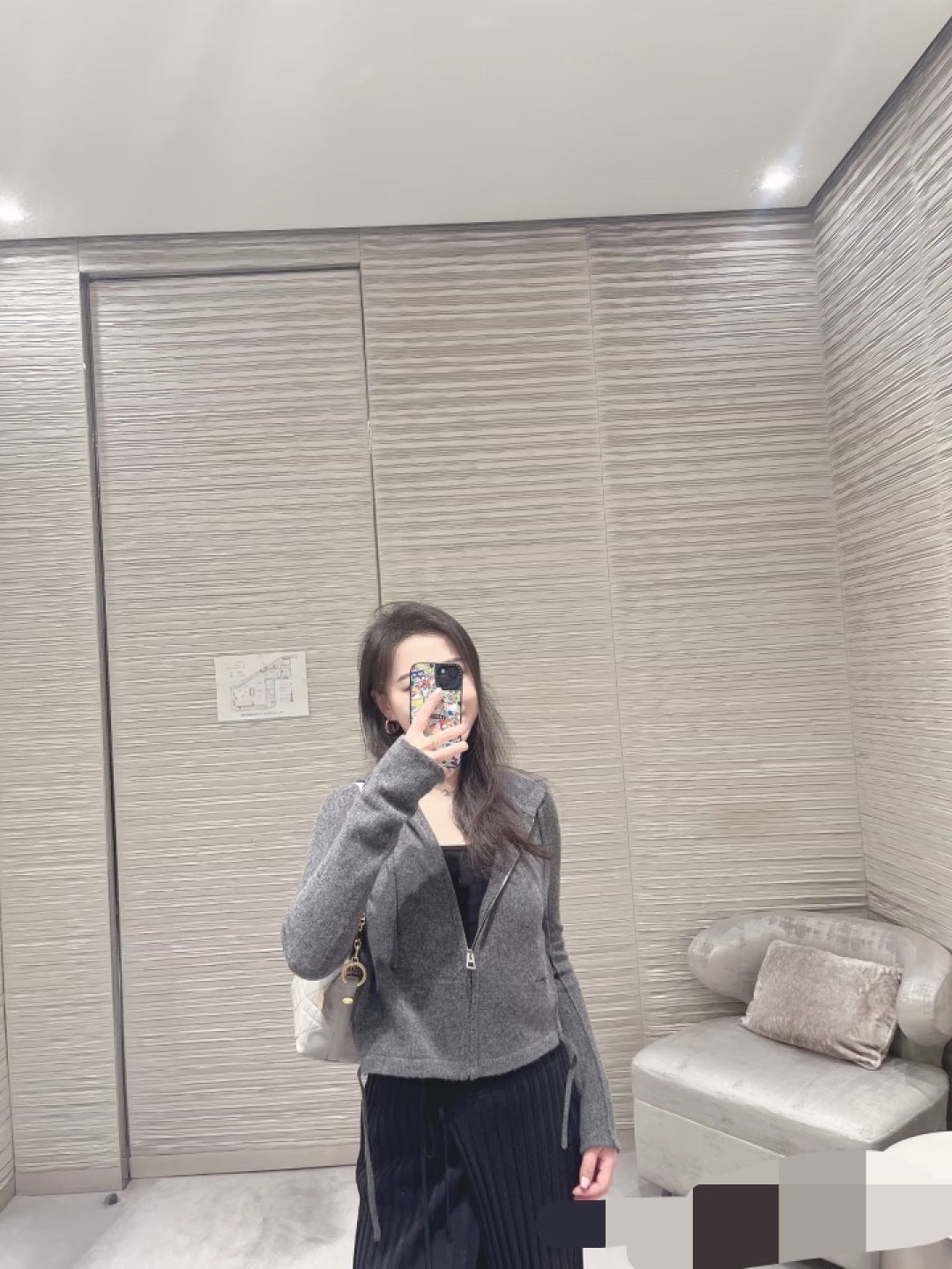 D 2025 Early Autumn New Hooded Long Sleeve Zipper Cardigan