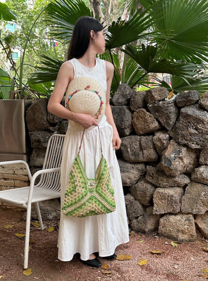New straw bag
