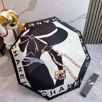 Nouveau parapluie pliant entièrement automatique de style estival