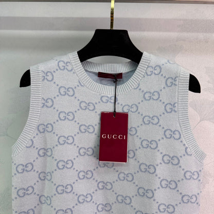 G 25 Spring and summer new knitted round neck undershirt