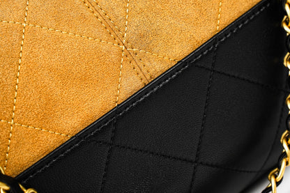 C 25A Suede Tote Shoulder Bag