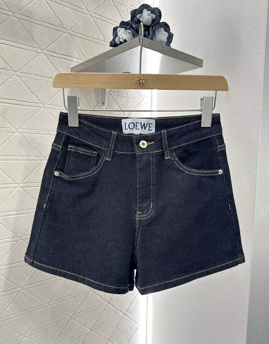 LO Frühjahr/Sommer 25 Neue hoch taillierte Jeansshorts 