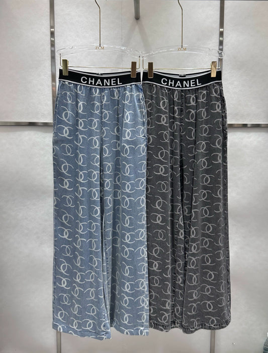 C 25 Vintage Alphabet Tencel Jeans 