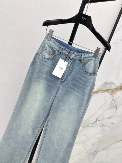 Ce 25 Frühling und Sommer neue Farbe Kollision gerade Jeans