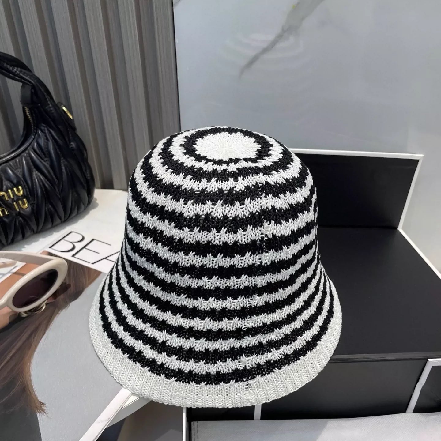 25 neue gestrickte Sommer-Bucket-Hüte