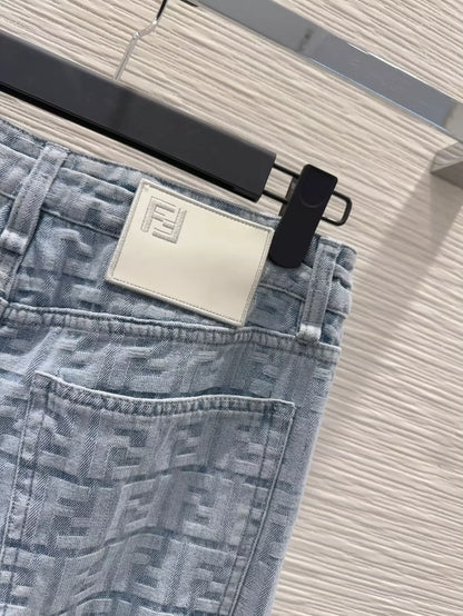 F 25 Neue beschriftete Jacquard Reißverschluss Revers Kurzarm 