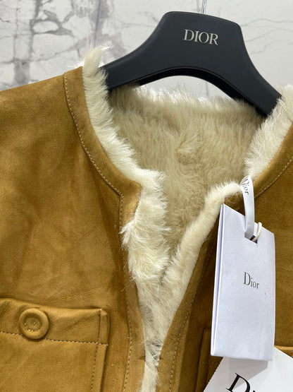 Di 25Fw shearling jacket