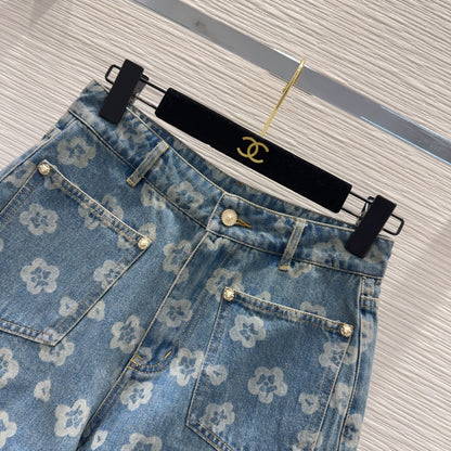 C 25SS new stylish denim shorts
