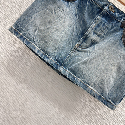 M 25 new style distressed denim skirt
