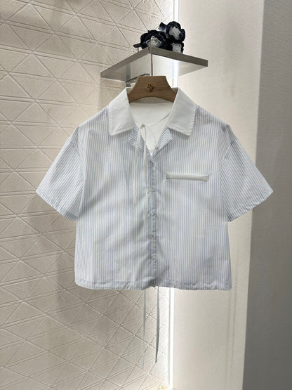 G 25  Striped short-sleeved shirt