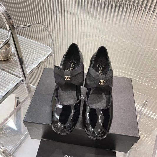 C 24 Early Spring New Bow Mary Jane Single Shoes