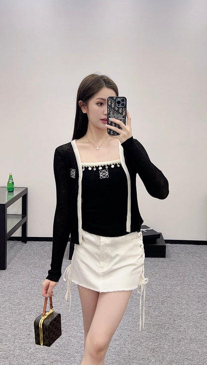 L*♥2025 new products Knitted cardigan