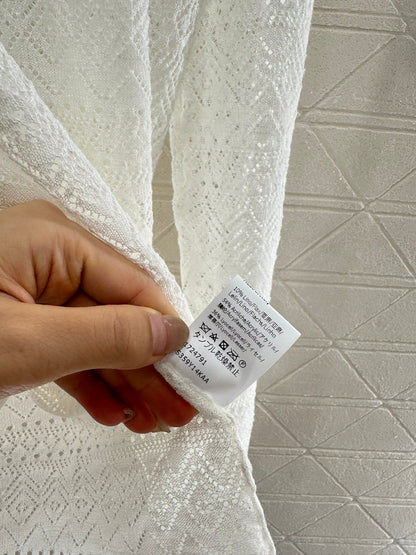 Lo 2025 new product Hollow knitted long sleeves