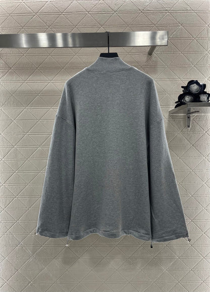 M 2025 new product Drawstring sweater jacket