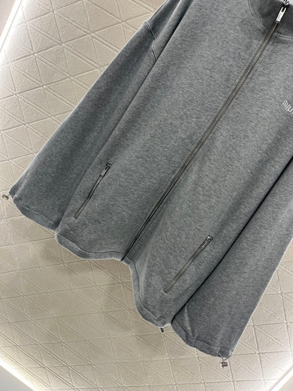 M 2025 new product Drawstring sweater jacket