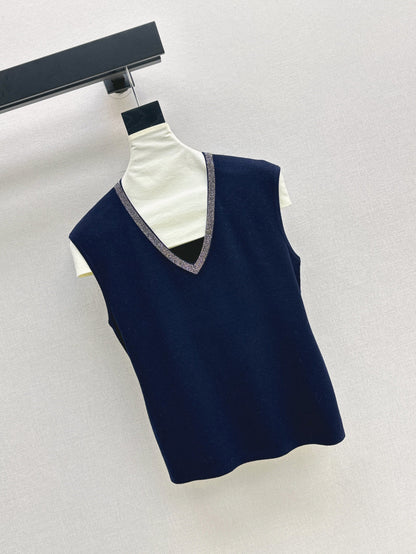 Bru 25fw v-neck vest
