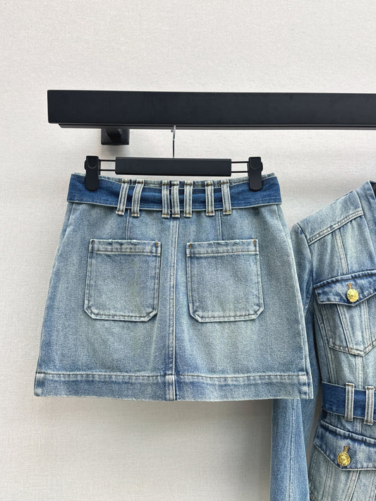 Jupe en jean Ba ​​25fw