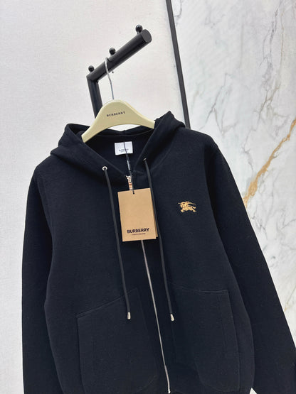 Bru 25 Hooded jacket with classic warhorse logo(BEIGI/BLACK)