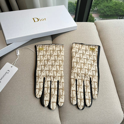G 25 All-over logo sheepskin gloves