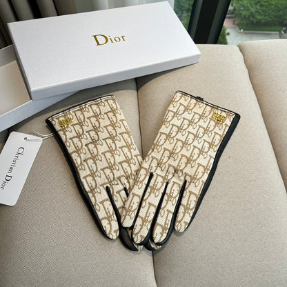 G 25 All-over logo sheepskin gloves