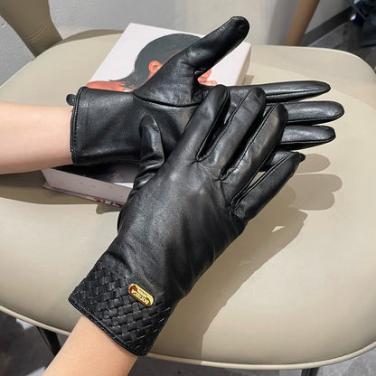Bru 25 Semi-woven sheepskin gloves