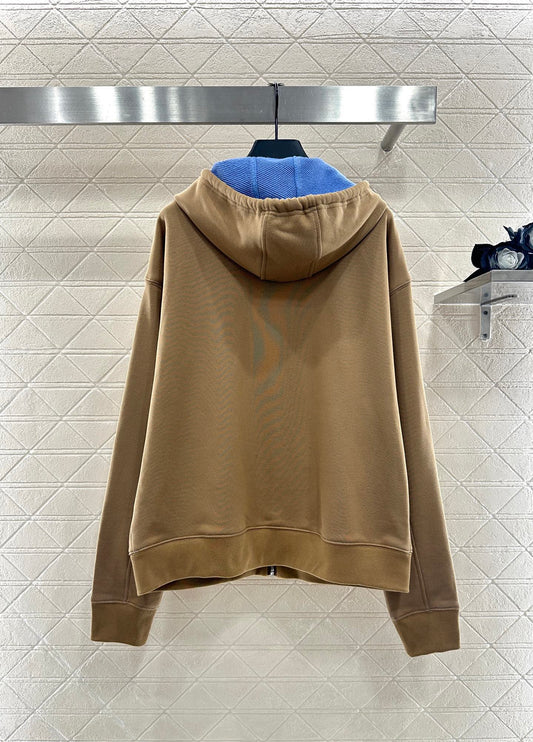 Lo 25 Hooded zip-up sweatshirt