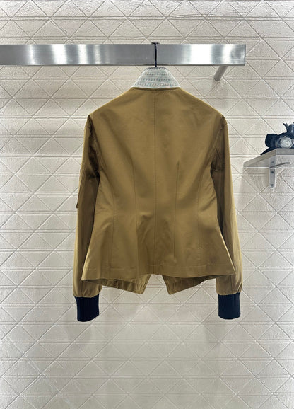 Di 25 Stand collar slim fit jacket