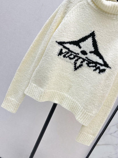 L 25 Turtleneck wool sweater（BLACK/KHAKI/WHITE）