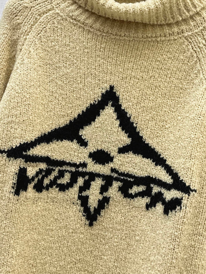 L 25 Turtleneck wool sweater（BLACK/KHAKI/WHITE）