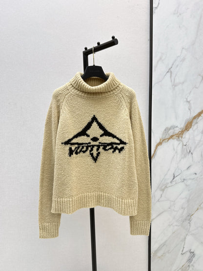L 25 Turtleneck wool sweater（BLACK/KHAKI/WHITE）