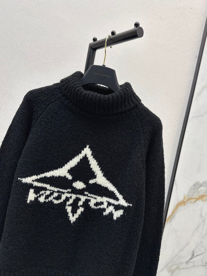 L 25 Turtleneck wool sweater（BLACK/KHAKI/WHITE）
