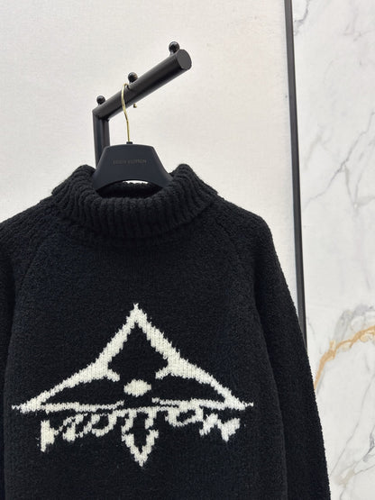 L 25 Turtleneck wool sweater（BLACK/KHAKI/WHITE）
