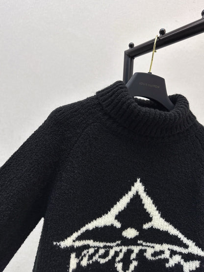 L 25 Turtleneck wool sweater（BLACK/KHAKI/WHITE）