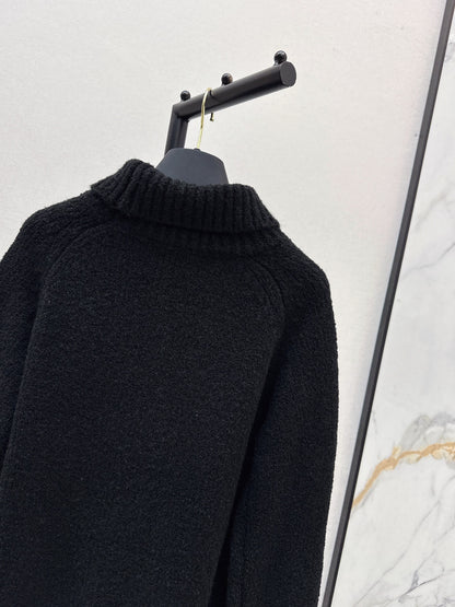 L 25 Turtleneck wool sweater（BLACK/KHAKI/WHITE）