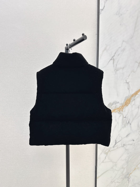 Pr 25 Stand collar velvet down vest