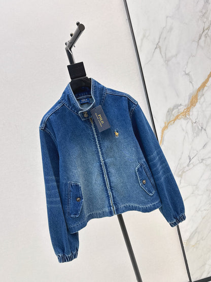 Ral 25 Pony embroidered denim jacket