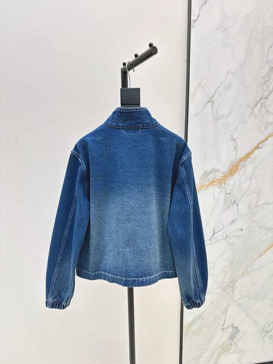 Ral 25 Pony embroidered denim jacket